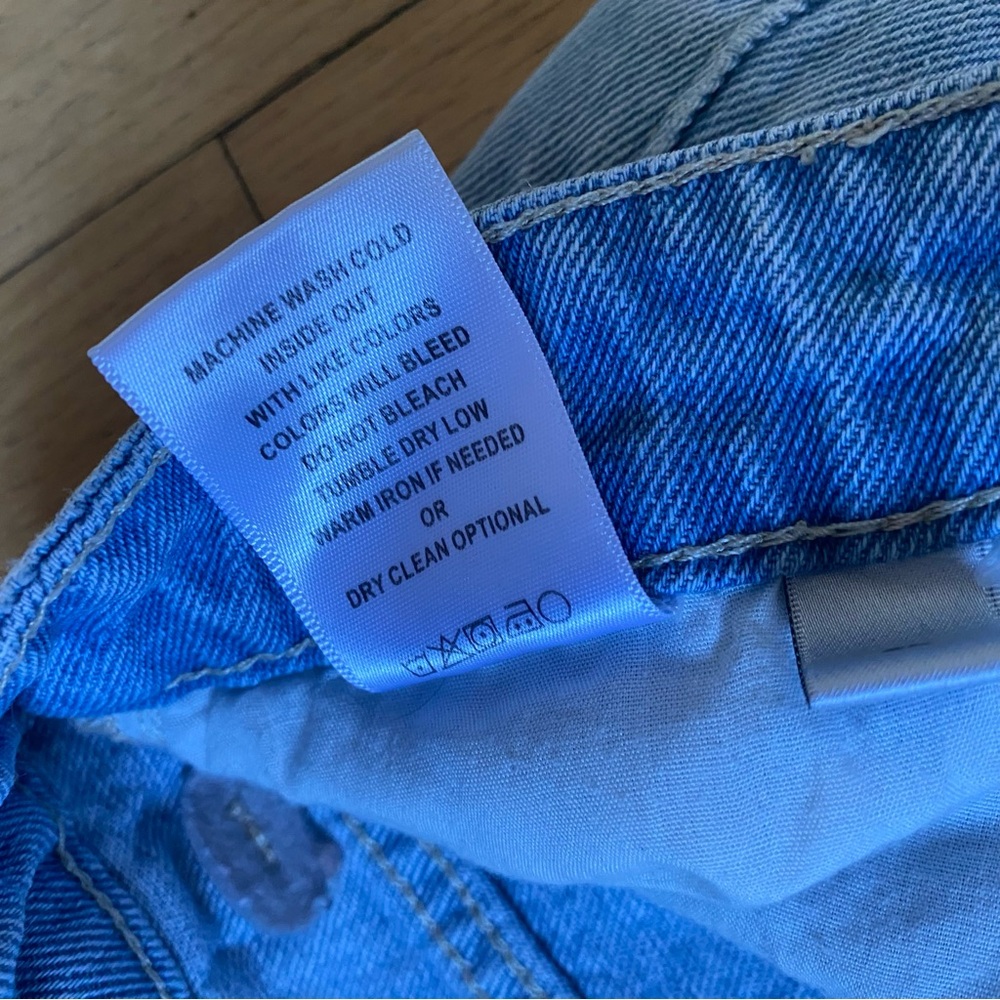 Altar'd State Jeans Women’s 27 Distressed Blue Cotton 34” Casual Juniors - Picture 5 of 11